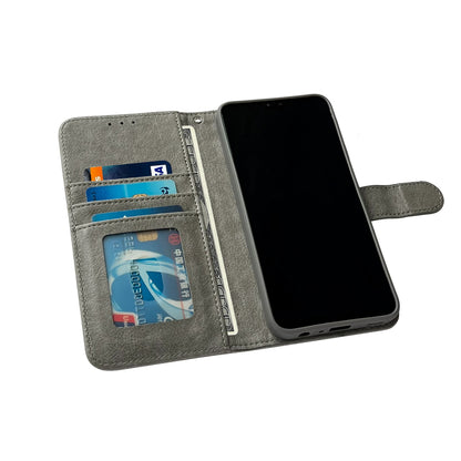 Samsung Galaxy S25 Ultra Hülle - Grau - Luxuriöses Bookcase