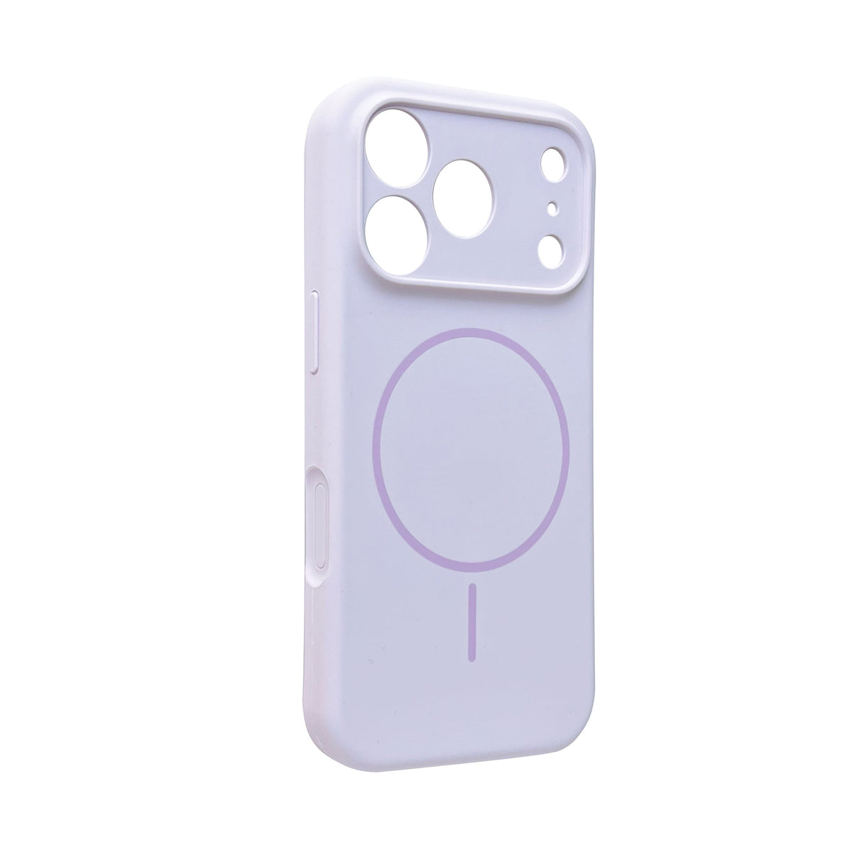 Coque Apple iPhone 18 Pro - Violet - Étui arrière en silicone liquide souple MagSafe