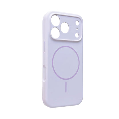 Coque Apple iPhone 18 Pro - Violet - Étui arrière en silicone liquide souple MagSafe