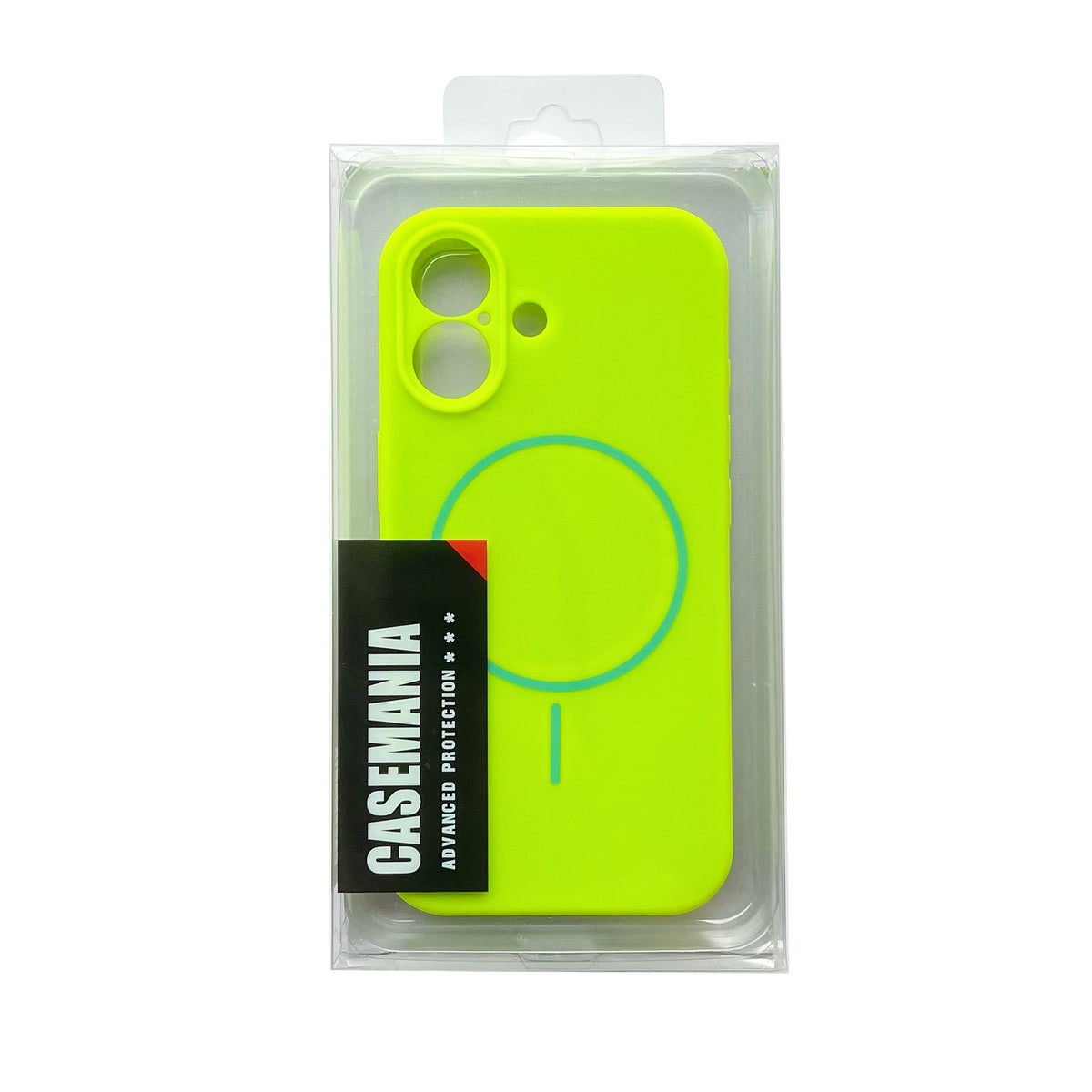 iPhone 17 Hoesje - Lime Groen - Liquid MagSafe Thin Ring Back Cover