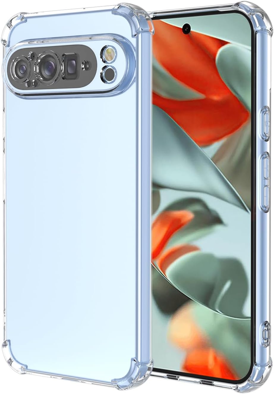 Google Pixel 9 Pro XL Hoesje - Transparant - Anti-Shock Hybrid Back Cover