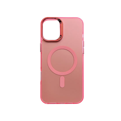 Apple iPhone 16 Plus Hoesje - Roze - Fusion Armor MagSafe Back Cover