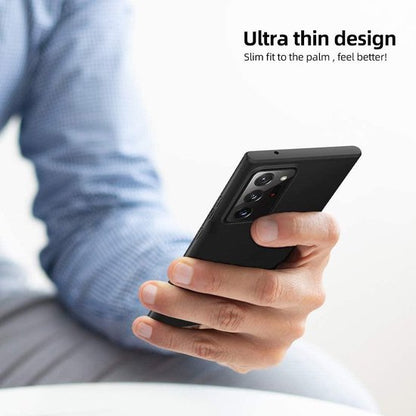Samsung Galaxy Note 20 Ultra Hoesje - Zwart - Siliconen Back Cover