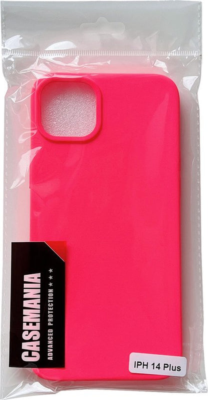 iPhone 14 Plus Hoesje - Neon Roze - Strong Siliconen Back Cover
