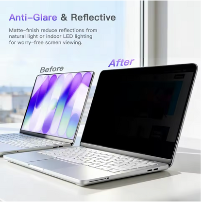 Apple MacBook Air M5/M4/M3/M2 (15-inch) Laptop Screenprotector - Privacy - 1 Stuk