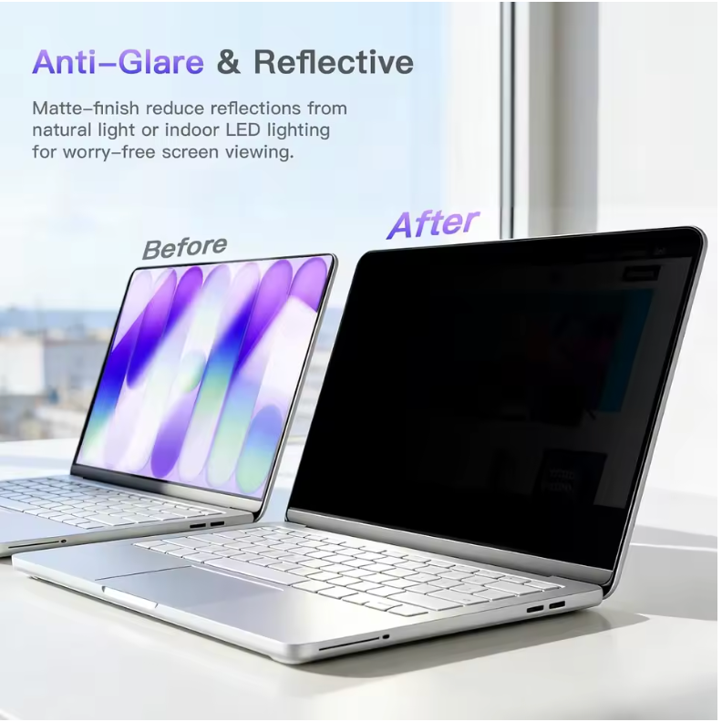 Apple MacBook Air M5/M4/M3/M2 (13-inch) Laptop Screenprotector - Privacy - 1 Stuk