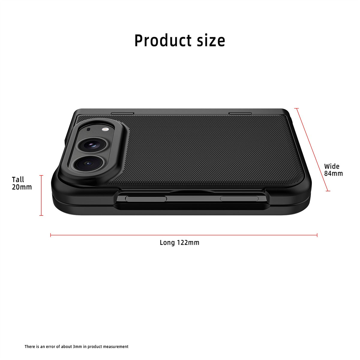 Apple iPhone Duo Hoesje - Zwart - Back Cover met Kickstand