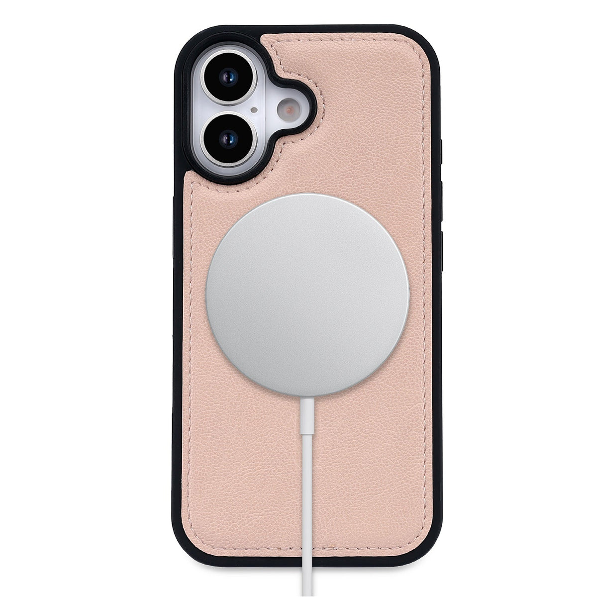 iPhone 13 Hoesje - Pale Pink - 2 in 1 Lederlook Bookcase