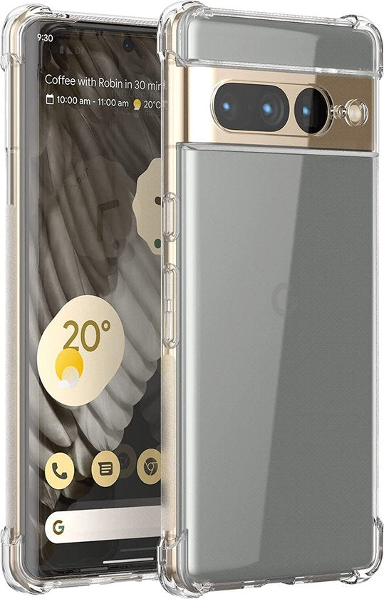Google Pixel 7 Pro Hülle - Transparent - Stoßfestes Backcover