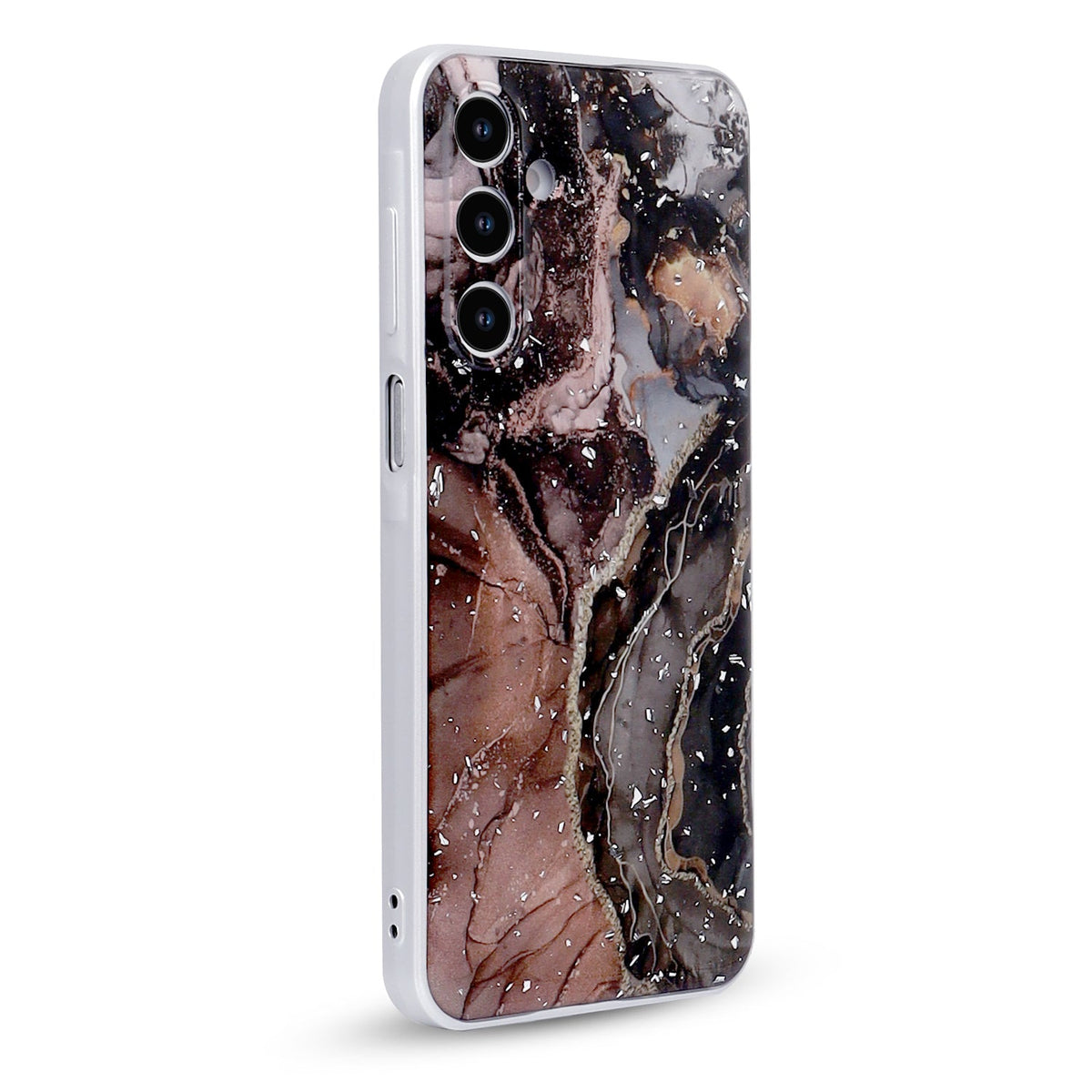 Samsung Galaxy A16 Hoesje - Zwart - Marmer Back Cover