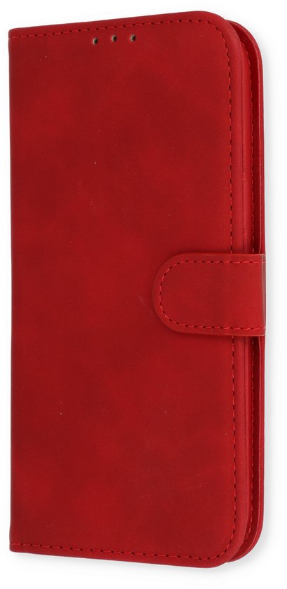 Étui Samsung Galaxy S23 Plus - Rouge cramoisi - Étui portefeuille de luxe