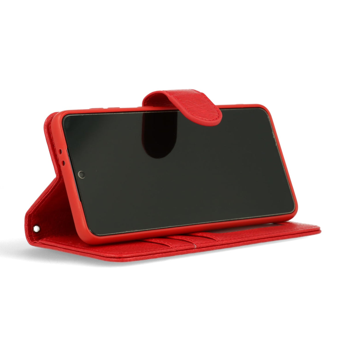 Étui pour Oppo A52 & Oppo A72 - Rouge - Étui portefeuille de luxe