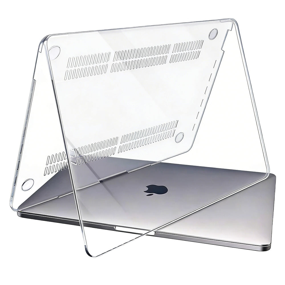Apple MacBook Air M5/M4/M3/M2 (15-inch) - Transparant - Laptop Hardcase Cover met Ventilatie-openingen