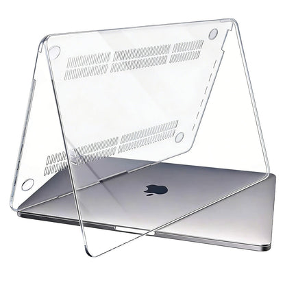 Apple MacBook Air M5/M4/M3/M2 (15-inch) - Transparant - Laptop Hardcase Cover met Ventilatie-openingen
