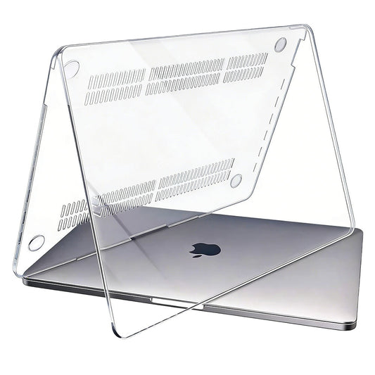 Apple MacBook Air M5/M4/M3/M2 (13-inch) - Transparant - Laptop Hardcase Cover met Ventilatie-openingen