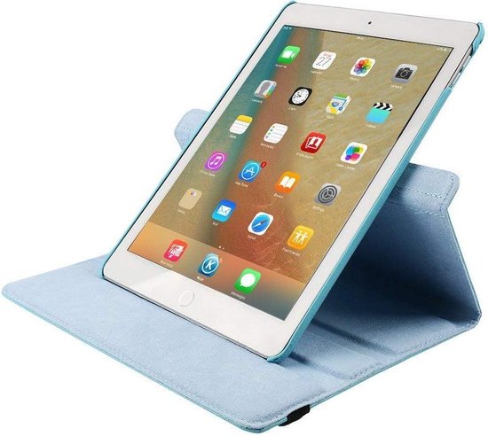 Apple iPad 7 10.2 (2019) Tablet Case - Blue - Rotating Folio Case