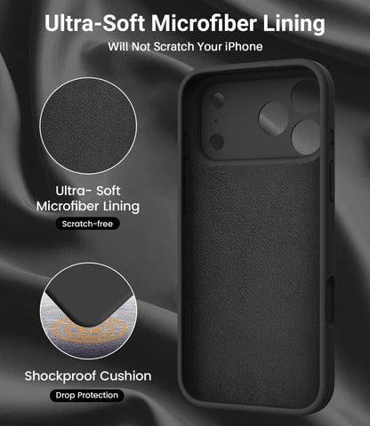 Apple iPhone 18 Pro Max Hoesje - Zwart - Siliconen Back Cover