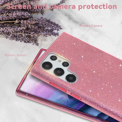 Samsung Galaxy S24 Ultra Case - Pink - Glitter Back Cover