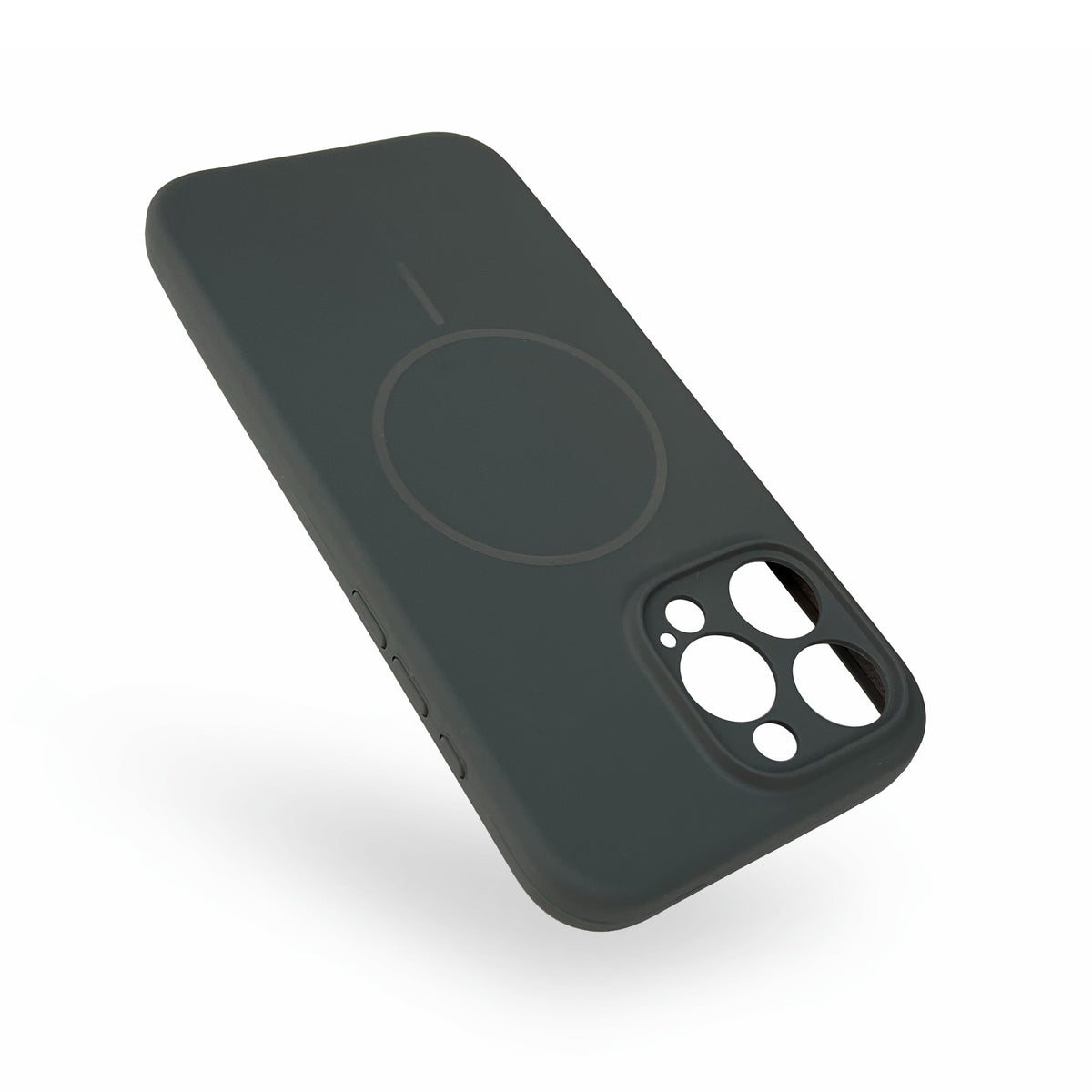 Apple iPhone 16 Pro Max Hülle - Grau - Liquid-Silikon-MagSafe-Backcover
