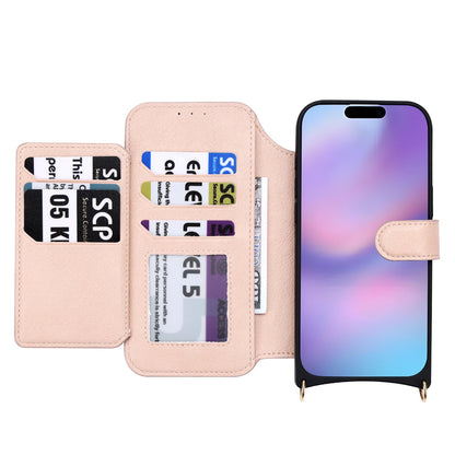 Apple iPhone Air Hoesje - Roze - CM Amsterdam Back Cover met Telefoonkoord