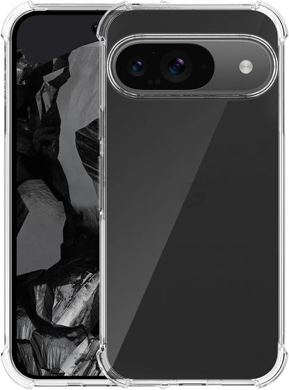 Google Pixel 9 Hoesje - Transparant - Anti-Shock Hybrid Back Cover