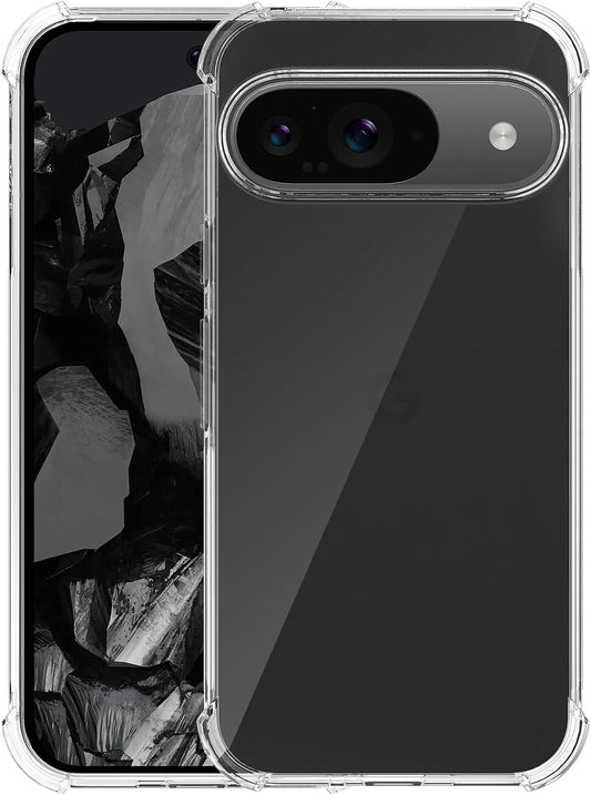 Google Pixel 9 Hoesje - Transparant - Anti-Shock Hybrid Back Cover