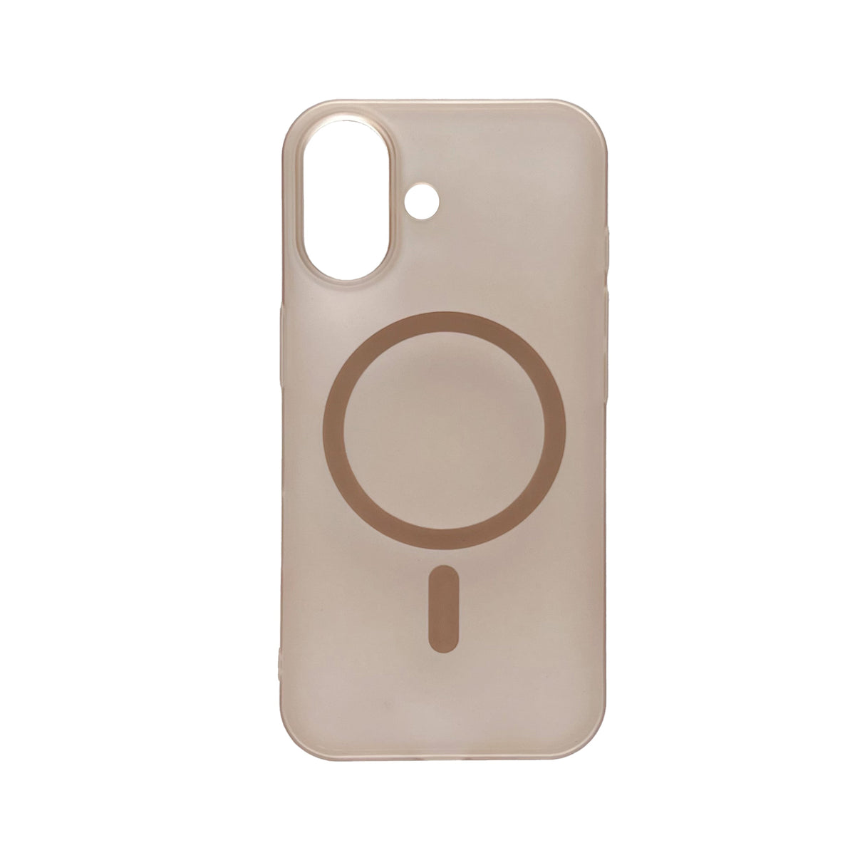 Apple iPhone 17 Case - Brown - Frosted Matte Hard Case MagSafe Back Cover