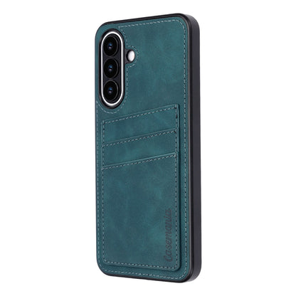 Samsung Galaxy A27 Hoesje - Emerald Green - Kunstleren Back Cover met Pasjeshouder