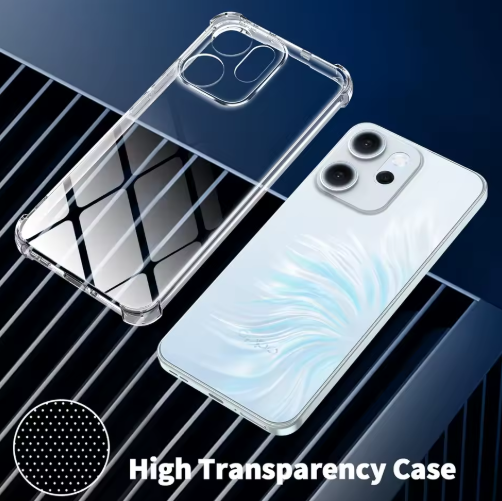 Oppo Reno 14 Case - Clear - Shockproof Back Cover