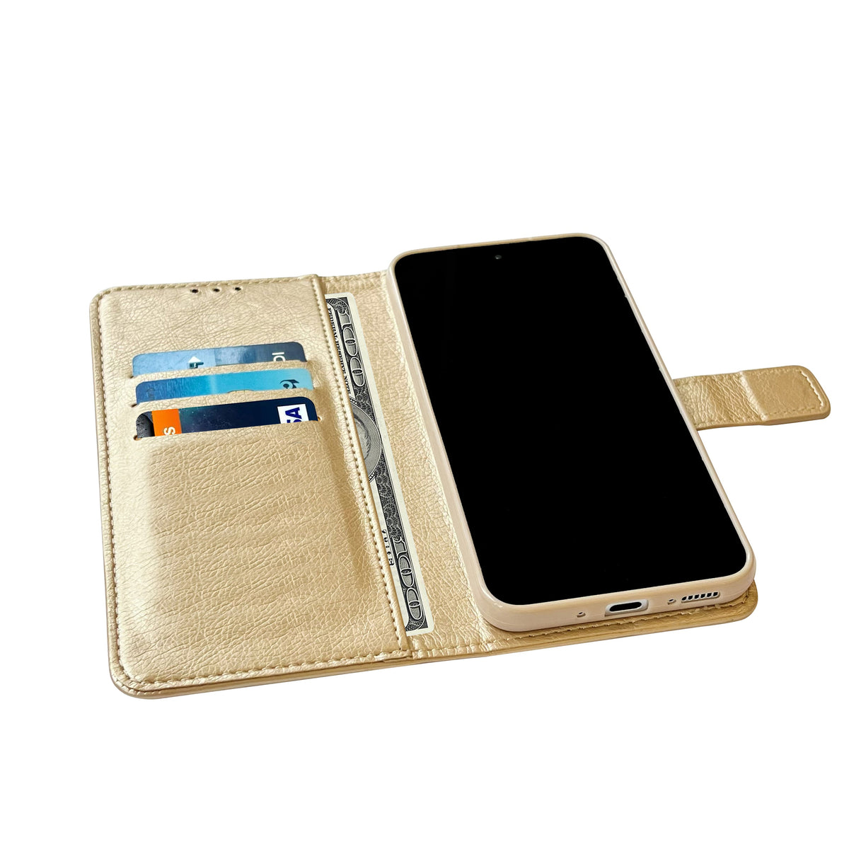 Samsung Galaxy S25 Ultra Hoesje - Goud - Bookcase