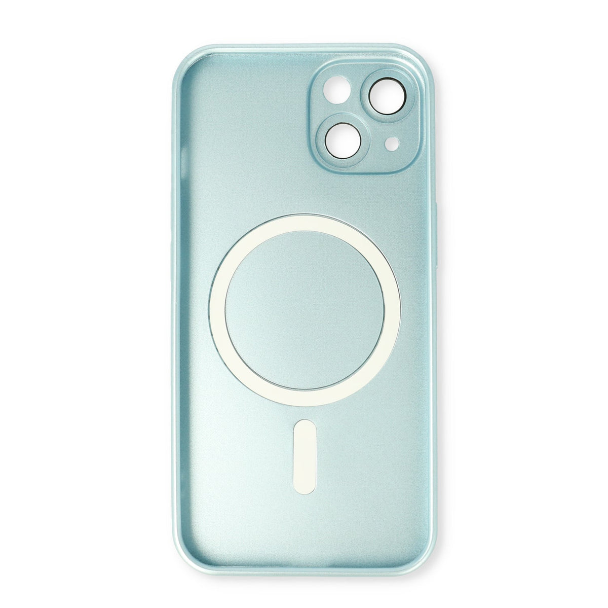 Apple iPhone 13 Hoesje - Licht Blauw - Matte Siliconen MagSafe Back Cover