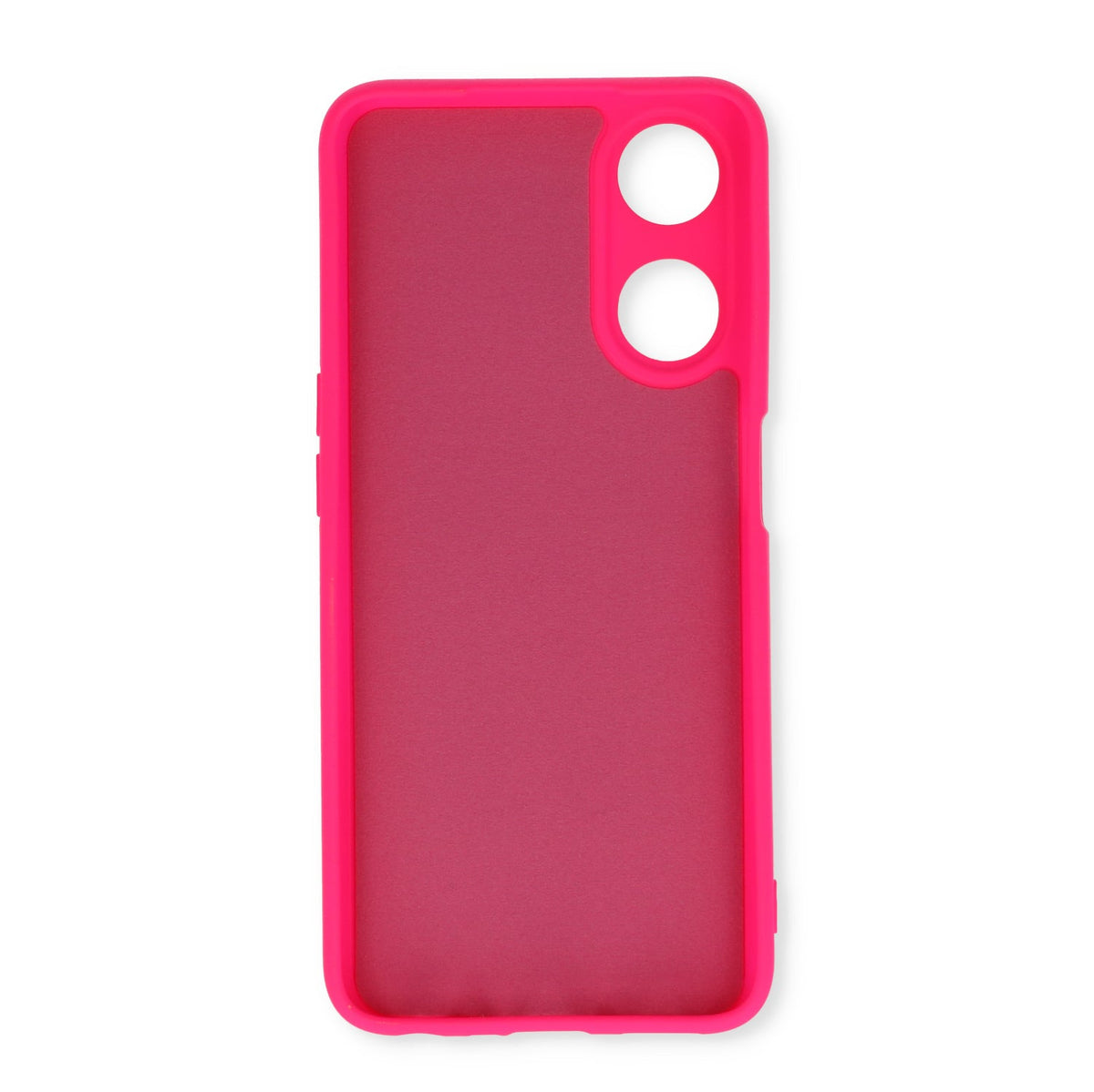 Oppo A38 Hoesje - Roze - Siliconen Back Cover met Telefoonkoord