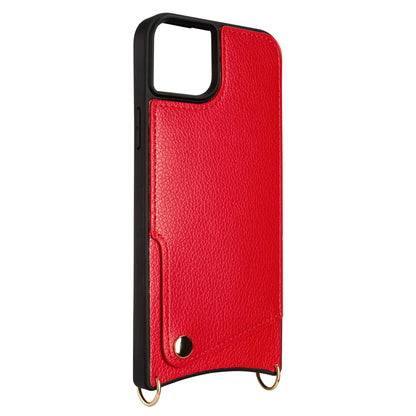 iPhone 15 Plus Hoesje - Bandje - Rood Back Cover
