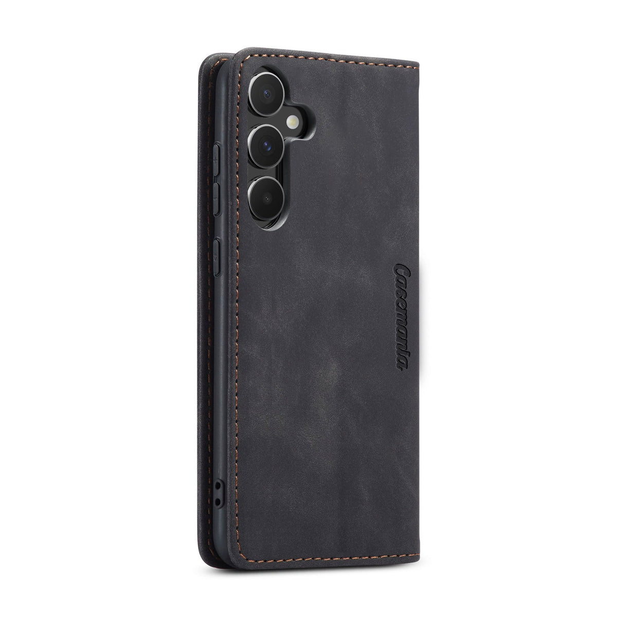 Samsung Galaxy S24 FE Hoesje - Charcoal Gray - Dunne Bookcase