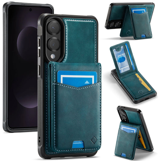 Samsung Galaxy S25 Edge Hülle - Emerald Green - Backcover mit Kartenfach