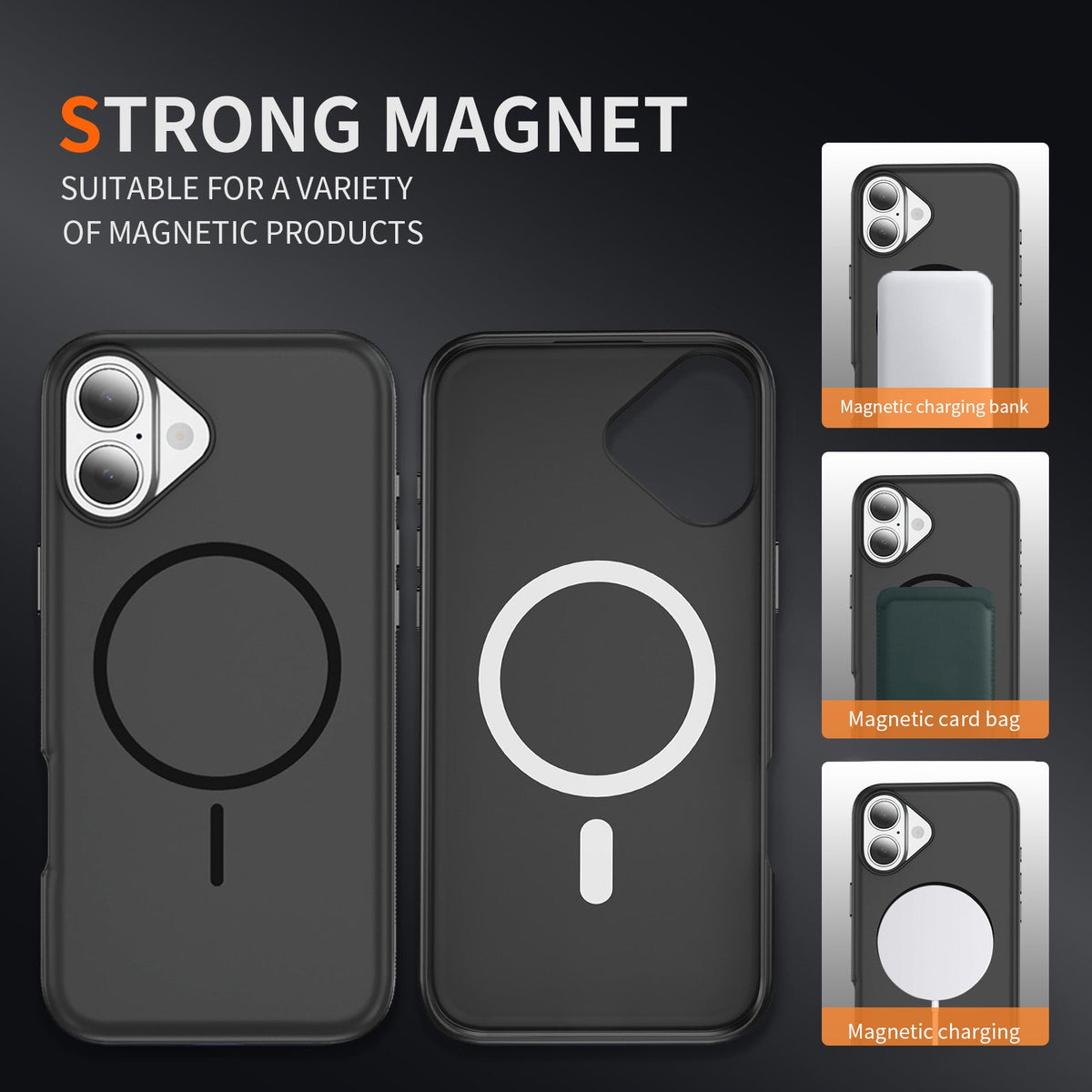 Apple iPhone 17 Hoesje - Zwart - Magnetische Liquid Siliconen MagSafe Back Cover