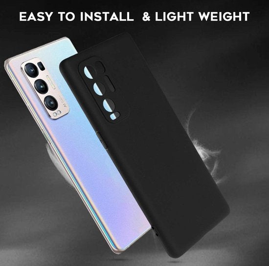 Coque Oppo Find X3 Neo 5G - Noir - Étui arrière en silicone