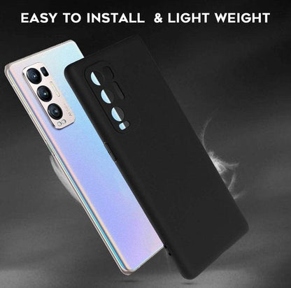Coque Oppo Find X3 Neo 5G - Noir - Étui arrière en silicone