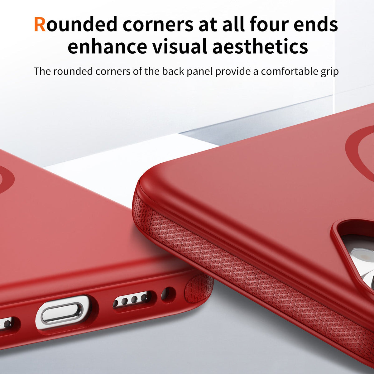 Apple iPhone 17 Hülle - Rot - Liquid-Silikon-MagSafe-Backcover