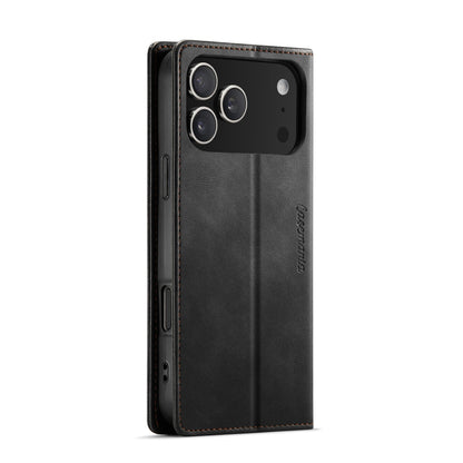 Apple iPhone 18 Pro Max Hoesje - Charcoal Gray - Luxe Dunne Bookcase