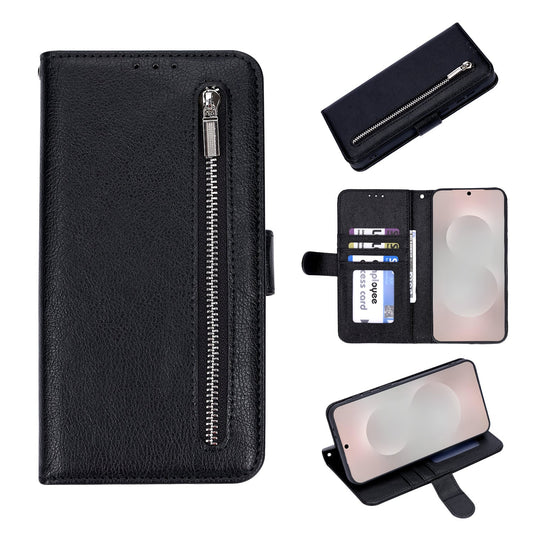 Apple iPhone 11 Pro Hoesje - Zwart - Luxe Bookcase met Rits