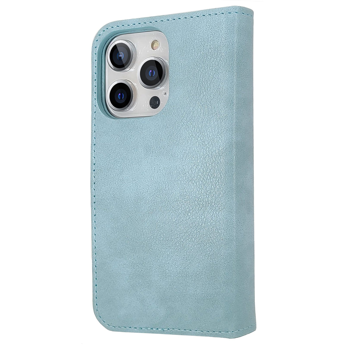 Samsung Galaxy A15 5G Hoesje - Licht Blauw - 2 in 1 Bookcase met 10 Kaart Vakken
