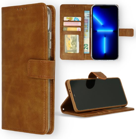 Apple iPhone 14 Pro Hoesje - Bruin - Bookcase