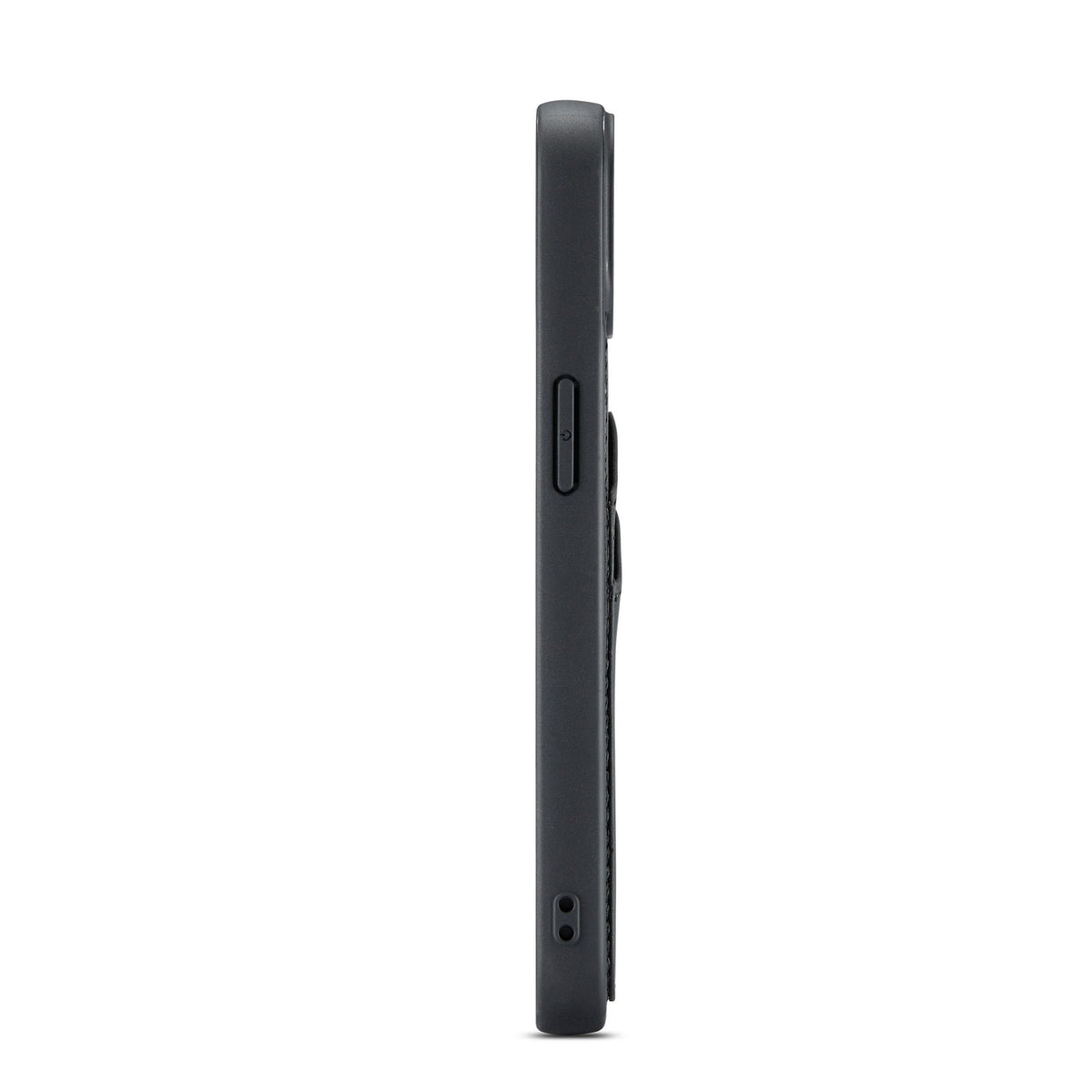 Apple iPhone 15 Plus Hoesje - Charcoal Gray - Back Cover met Pasjeshouder