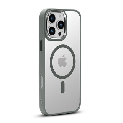 Apple iPhone 16 Pro Max Hoesje - Grijs - Bumper MagSafe Back Cover