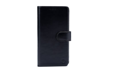 Apple iPhone Air Case - Charcoal Gray - Genuine Leather Wallet Case