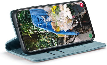Samsung Galaxy S23 Plus Hoesje - Aqua Blue - Dunne Bookcase