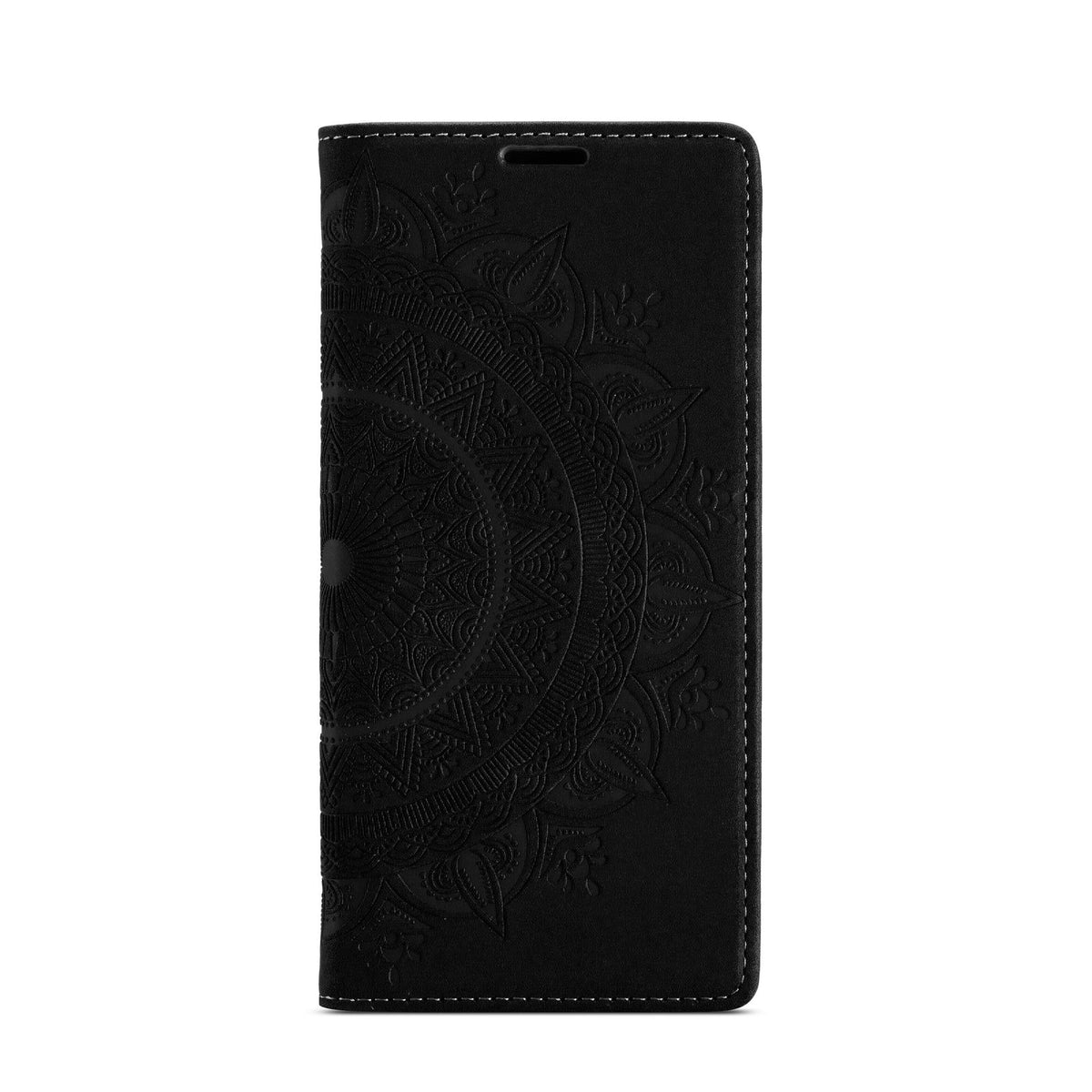 Samsung Galaxy S24 Plus Hoesje - Charcoal Gray - Mandala Dunne Bookcase