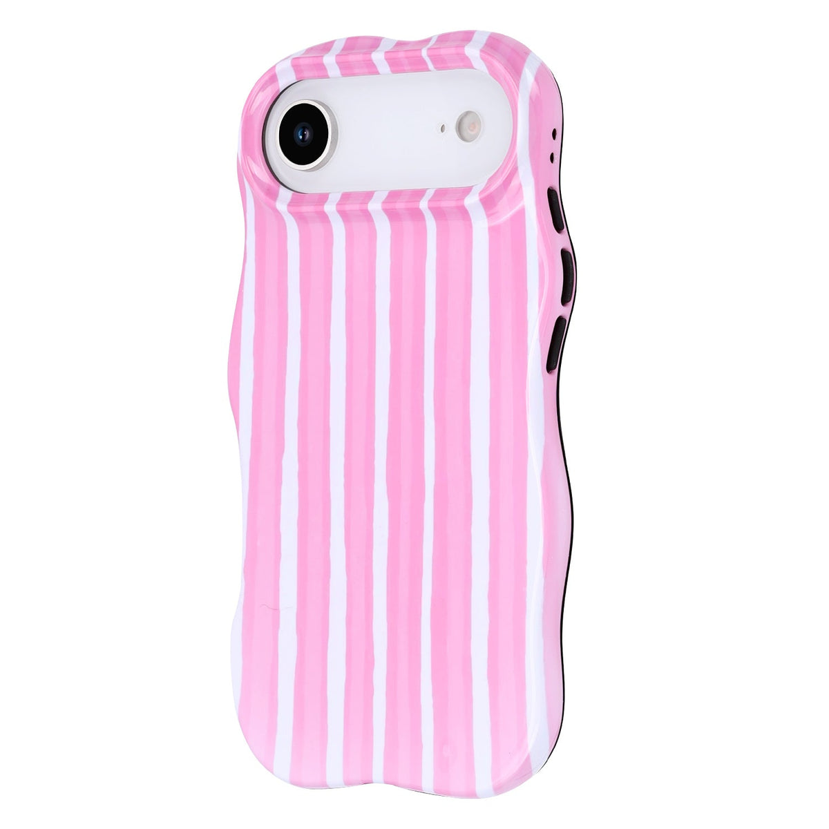 Apple iPhone Air Hoesje - Roze - Wave Edge Back Cover