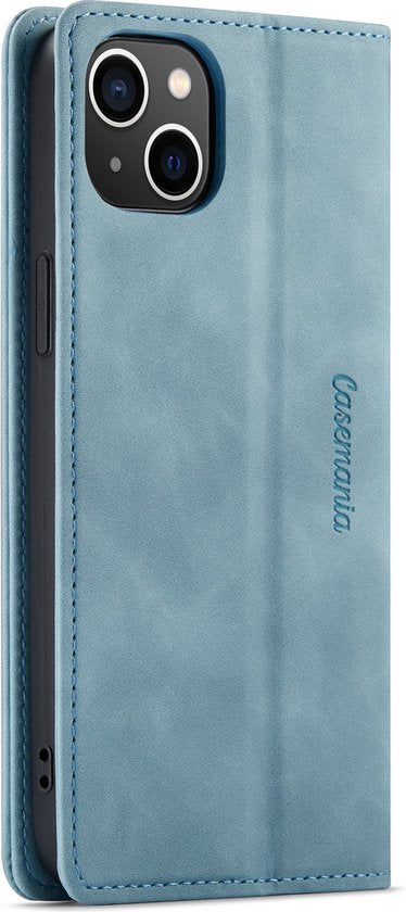 Apple iPhone 14 Plus Case - Aqua Blue - Slim Wallet Case